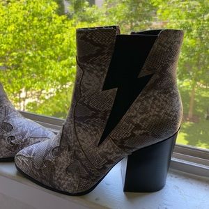 Brand new snakeskin heels
